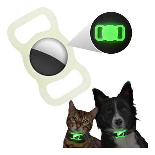 Funda Protectora para Airtag Gps Collar Mascotas Perro Gato