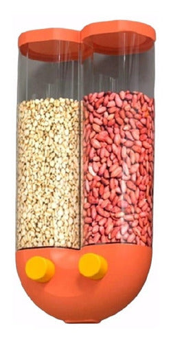 Dispensador de Pared p/Cereal Granos Dulces Frutos Secos 2500 ml