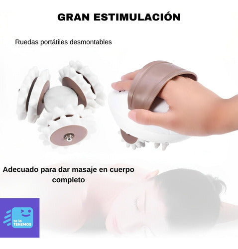 Masajeador Corporal Facial Eléctrico Alivia Tensión Corporal