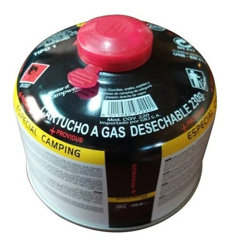 Balón de Gas Desechable 230 Gr. Válvula Providus Safety