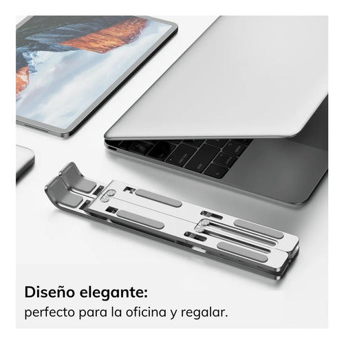 Soporte para Macbook Base Notebook Aluminio Vertical Laptop