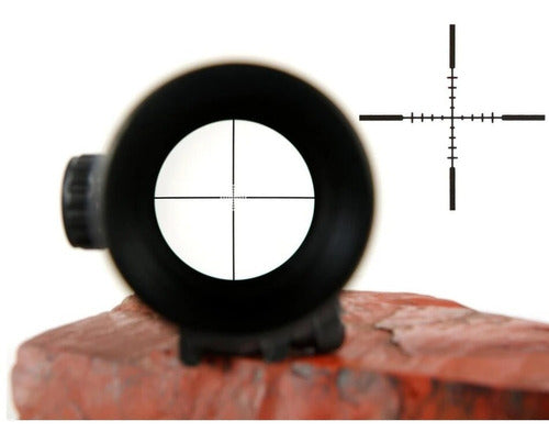 Mira Telescopica Rifle Caza Laser 2.5-10x40 Nocturna Red/Gre