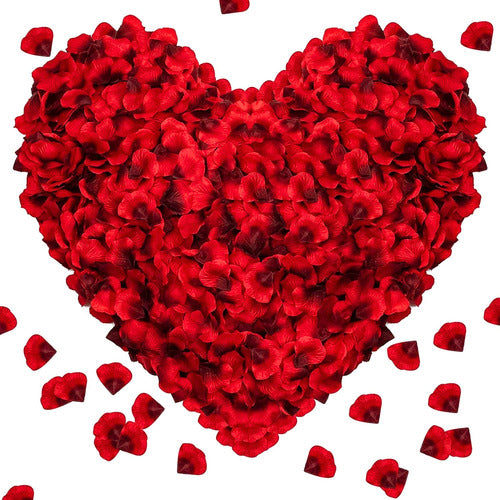 1000 Pétalos de Rosa Artificiales Decoración Eventos Amor