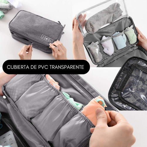 Bolso Organizador Ropa Interior Calcetines Viaje Impermeable