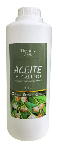 Aceite Masaje Drenaje Linfático Eucalipto 1 Lt Therapy Skin