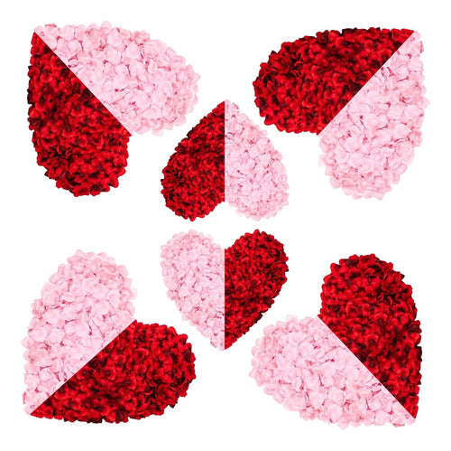 6000 Petalos de Rosa Artificiales Decoración Eventos Amor