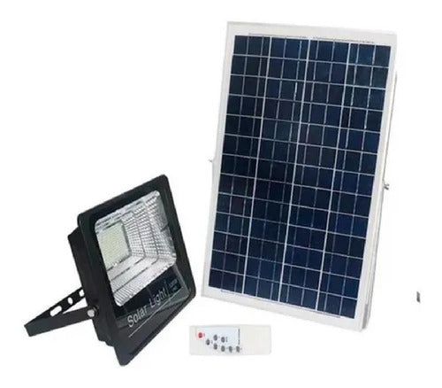 Foco Solar 200W + Panel Solar 120 Led Ip67 + Control