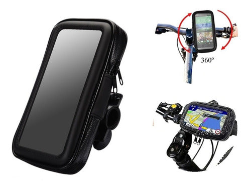 Soporte Porta Celular Bicicleta Moto Impermeable Táctil