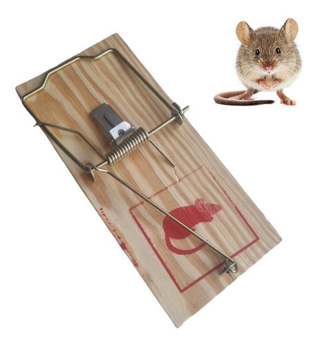 Trampa para ratas de madera