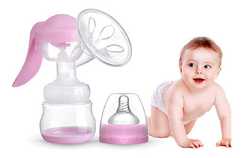 Saca Leche Manual Extractor Lactancia Materna 150ml con Tetina