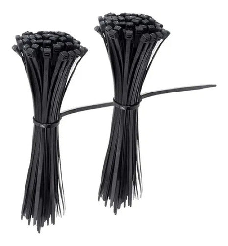 120 Bridas Amarra Cables Cremallera Resistentes 3.6mmx250mm