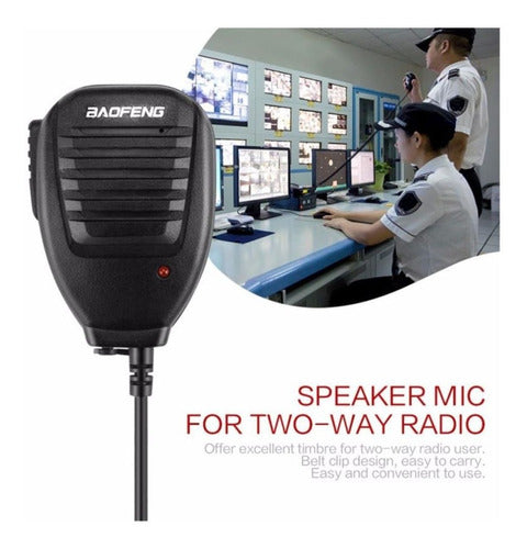 Micrófono Parlante Baofeng para Radio Walkie Talkie