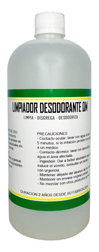 2 Líquido Desinfectante Fecal 1L Desodorante Baño Químico QM