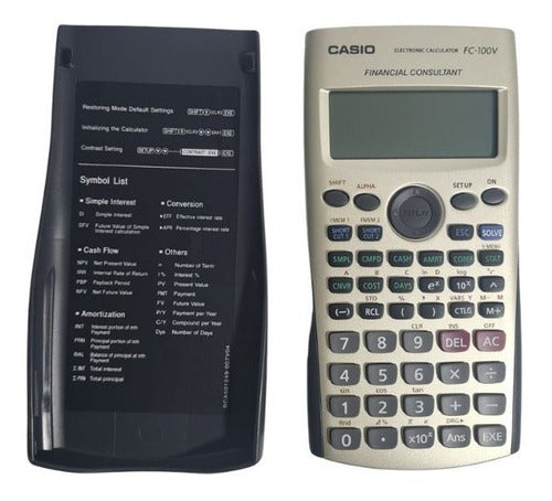 Calculadora Financiera Casio Fc-100v Batería Aaa