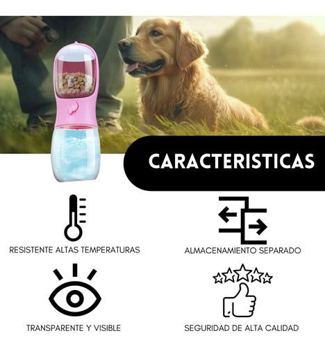 Bebedero Botella De Agua Portátil Para Perros Mascota Viajes
