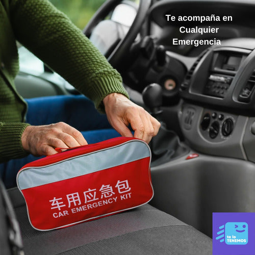 Kit Emergencia Seguridad Auto Extintor + Chaleco Reflectante