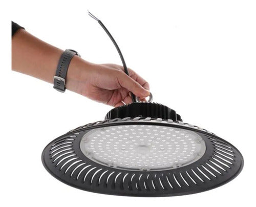 2 Focos Campana Lampara Ufo Led 200w Techo Iluminación