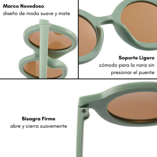 8 Lentes de Sol Para Niño y Niña Protección Uv400