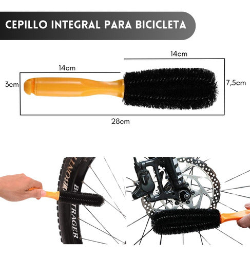 Limpiador de Cadena para Biclicleta 10 Piezas Cepillo Limpia