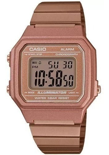 Reloj Mujer Casio B650wc Rose Gold Retro