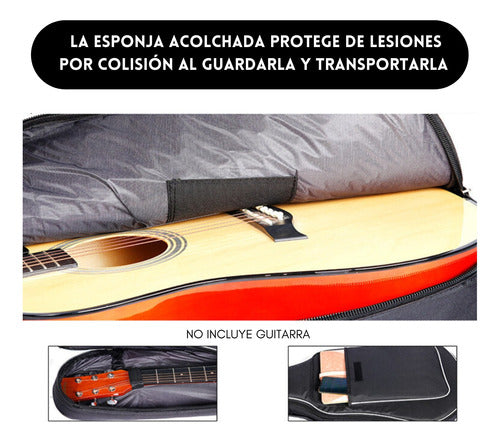 Funda para Guitarra Acústica Clasica 41 Pulgadas Sonnet 104c