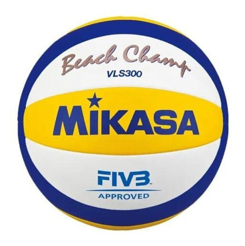 Balón Voleybol Playa Vls300 Beach Champ Oficial Mikasa