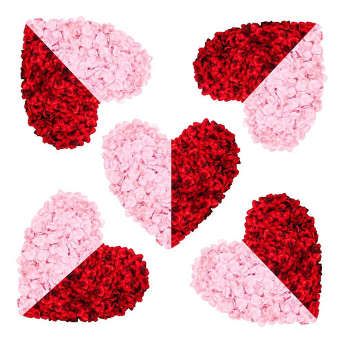 5000 Petalos de Rosa Artificiales Decoración Eventos Amor