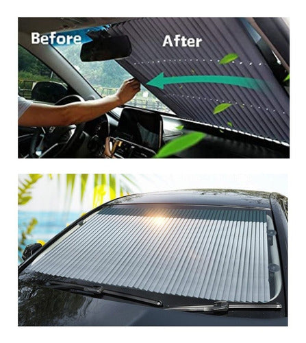 Cortina Plegable para Auto Parabrisas Protector Solar