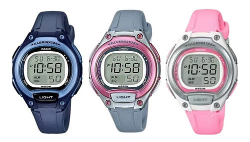 Bracelet De Montre Casio Résine Rose - Réf. LW-203-4AV - Neuf Avec Étiquettes - Compatible Montres Casio