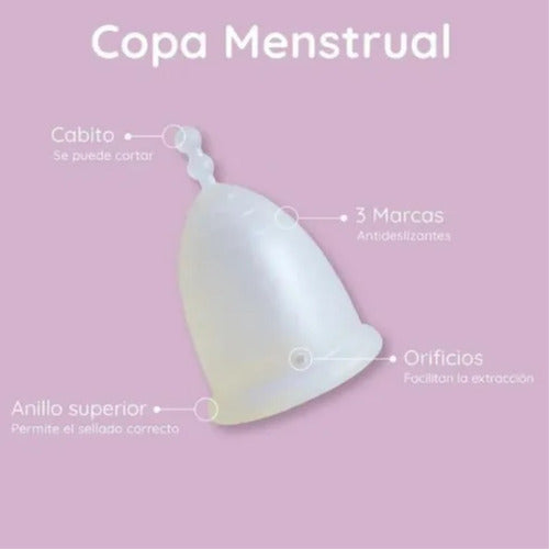 Copa Menstrual Copita Real Cup Hipoalergénica Reutilizable